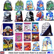 Drawstring school book bag - school,
