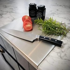 Satin Stainless Steel Folded