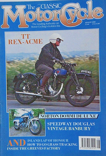 Classic motorcycle aug 1990 - classic,