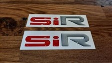 Si-R Domed Resin Decal. Fits
