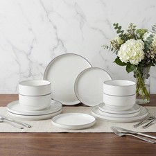 12Pc Porcelain Crockery Dinner