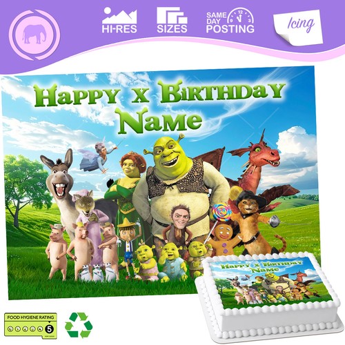 Shrek cake topper fiona donkey - topper,