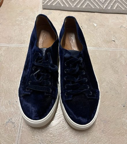Santoni men blue low top - santoni,