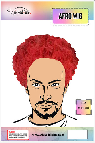 Curly afro wig - fancy, dress