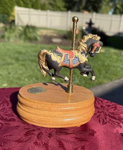 Vintage carousel horse music - horse,