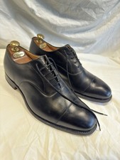 Church's Consul Mens Black Leather Cap Toe Oxford Shoes Size UK 9 H (wide fit)