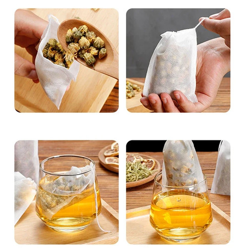 Disposable teabags empty - disposable,