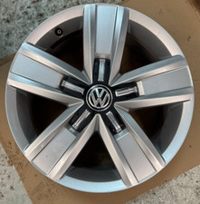 GENUINE VW VOLKSWAGEN T5 T6 17" INCH DEVONPORT ALLOY WHEELS SET of 4 7E0601025M