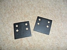 RANGE ROVER CLASSIC - 2 X BUMPER  END CAP PADS - LAND ROVER PARTS - MUC9338