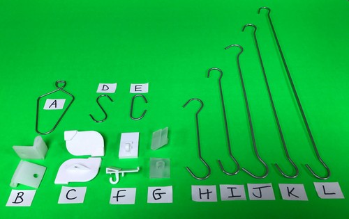 Suspended ceiling grid hangers - suspended,
