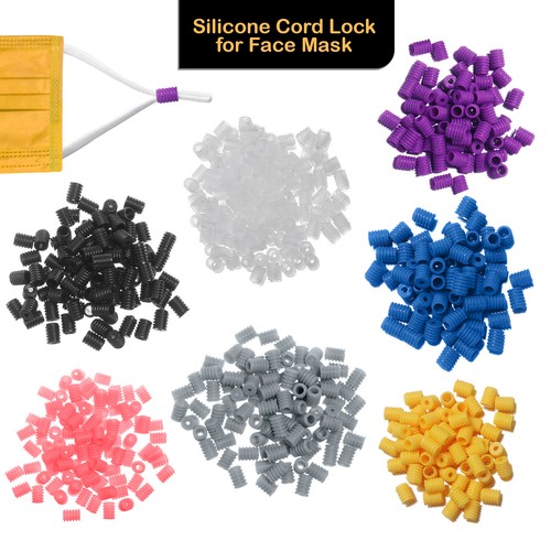Silicone cord locks toggles - silicone,