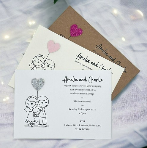 Wedding invitations evening - 50,