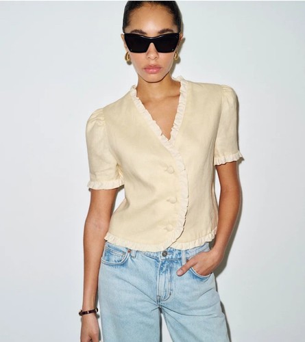 Reformation bess linen - bess, xs