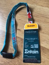 2021 British Grand Prix Paddock Club Pass F1 Formula 1 McLaren