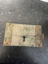 Antique Door Lock wood &  Iron