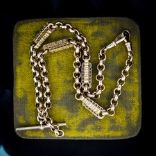 Antique 9ct Gold Albert Watch