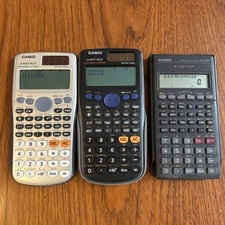 3 X Casio Calculators Fx-991ES