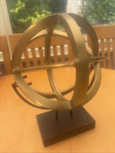 Vintage brass sphere - vintage,