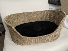 Seagrass Dog Basket Bed