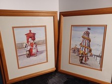 TWO FRAMED PRINTS by FAYE