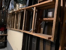 10 foot wooden step ladder