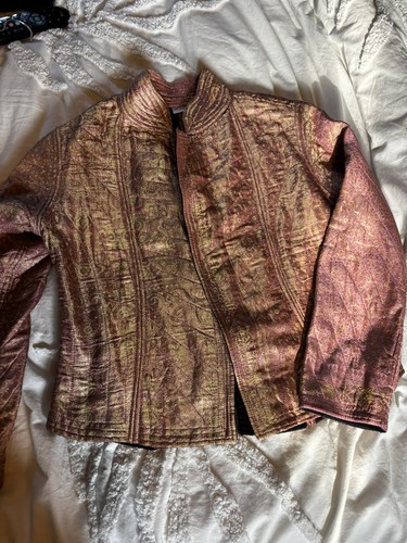 100 silk brocade - brocade, jacket