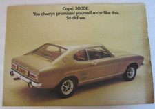 FORD CAPRI 3000E Mk1 BROCHURE