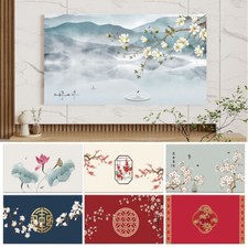 Stretch Dustproof TV Monitor Slipcover Desktop Computer Cover Chinese Style 1Pcs