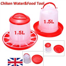 1.5KG Chicken Feeder & 1.5L
