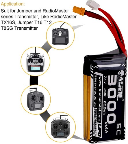 3000mah lipo battery - 2s,