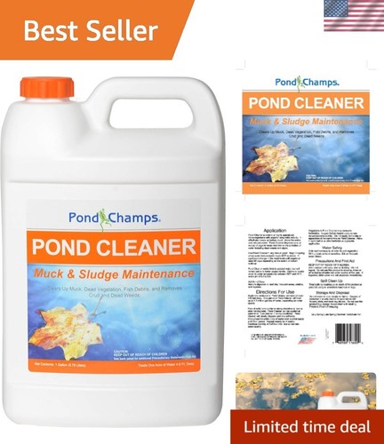 Gallon pond cleaner with - gallon,