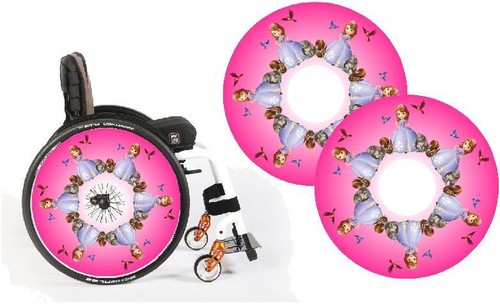 Wheelchair spoke guard skins - guard,
