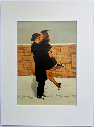 Jack vettriano mounted print - vettriano,