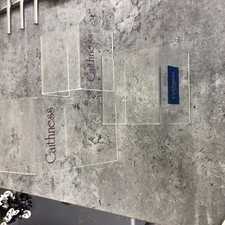 Caithness Gass Paperweight    3  Shop display stand 1 x  12 cm 2 x 6 cm 