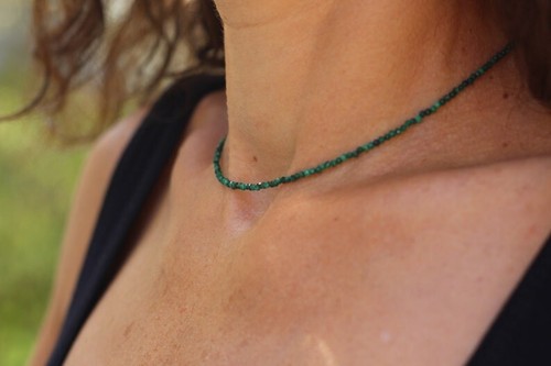 Genuine 3mm malachite - 2-3mm,