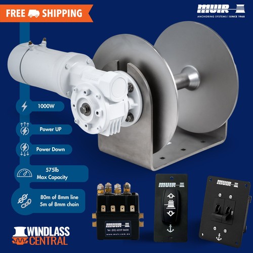 Muir dw10 drum - anchor, winch