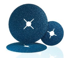 25PCS 4.5'' FIBRE DISC BLUE