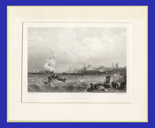 Portsmouth harbour by - portsmouth, harbour,
