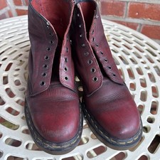 Dr. Martens Oxblood Lace-Up Boots 1460 AirWair, Bouncing Soles,  UK Size 7 EU 41