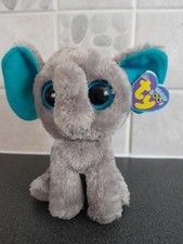 Ty Beanie Boos Peanut elephant - 6" - 2011 Plush Soft Toy - eyes perfect - tags