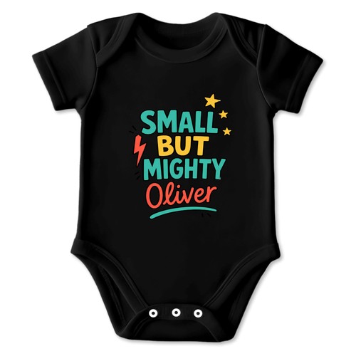 Personalised baby bodysuit - personalised,