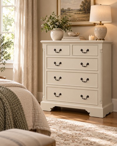 Solid pine bedroom chest - solid, of