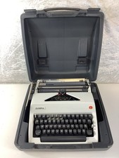 Vintage 1970s Olympia SM Steel Typewriter In Case ~ Made In Western Germany