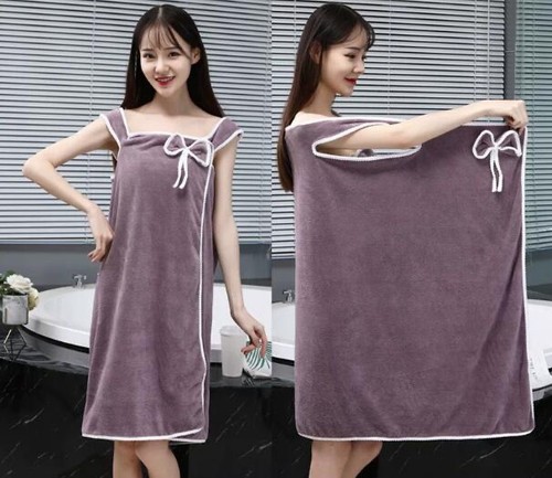Women wear able bath towel - bath,