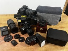 Nikon D5300 + Nikon D40X Digital SLR Bundle