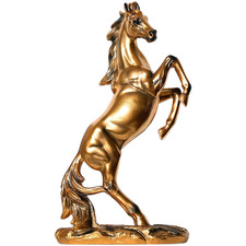 Elegant Resin Standing Horse