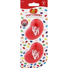 JELLY BELLY Mini Vent 3D Gel Air Freshner - Very Cherry - Duo Pack