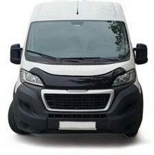 GLOSS BLACK BONNET WIND STONE PROTECTOR FOR PEUGEOT BOXER 2014-2023