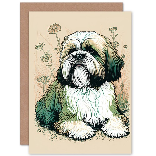 Shih tzu dog - tzu,