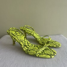 Zara Neon Yellow Green Snake